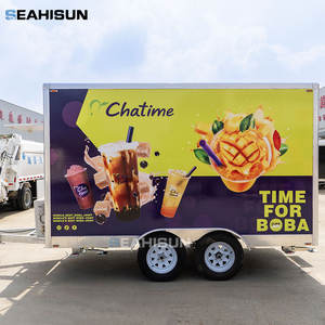 주방 트레일러 모바일 음료 트럭 상점 바 푸드 트럭 유럽 버거/아이스/피자 트레일러 비즈니스 용 식품 트레일러 - Product Image 2