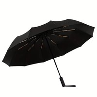 Grand parapluie pliant automatique, protection solaire, pour la famille, les voyages d'affaires, logo personnalisé, publicité extérieure