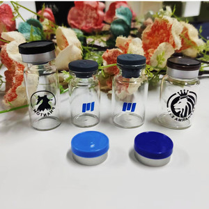 Flacone in <span class=keywords><strong>Vetro</strong></span> Blu da 10ml con Tappo in Gomma, Personalizzabile con Logo, Disponibile in Pronta Consegna - Product Image 3