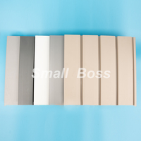 Panneaux de mur à lattes en PVC robustes, capacité de charge de 75 lb par pied carré, organisateur de rangement mural pour garage, panneau mural à lattes emboîtable
