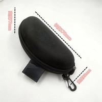 Approvisionnement d'usine Portable EVA Zipper Riding Boîte de lunettes de soleil Étui à lunettes à clipser pour l'extérieur avec fermeture à glissière
