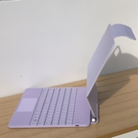 Clavier sans fil rétroéclairé RVB pleine taille avec étui pour iPad 10,9 pouces (10e génération) Interface Type-C Disposition personnalisée