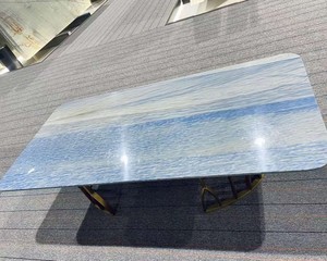 Brazil sang trọng tự nhiên quartzit slab đánh bóng Azul macauba <span class=keywords><strong>quartzite</strong></span> slab cho bảng Top trang trí nội thất - Product Image 4