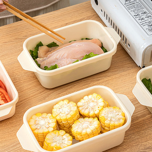 Caja de almacenamiento transparente gruesa de diseño moderno, PP para congelador para microondas, refrigerador, almacenamiento <span class=keywords><strong>Rectangular</strong></span> para congelador - Product Image 4