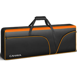 Échantillon Gratuit : Housse de Transport Souple et Résistante pour Clavier 61 Touches, Antichoc, Imperméable, en Tissu Oxford 600D avec Rembourrage en Coton de 10 mm - Product Image 1