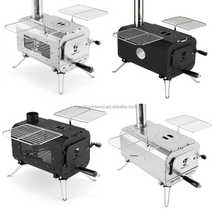 Lều cắm trại bếp di động ngoài trời bếp nấu ăn bếp du lịch đa nhiên liệu lều gỗ đốt bếp - Product Image 1