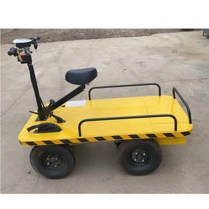 Electric <strong>Flat</strong> Transport Vehicle Used Golf <strong>Cart</strong> Rear Seat Electric Cargo Trolley - Product Image 3