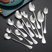 WANKAI Restaurant Hôtel Talheres Argenterie En Acier Inoxydable Miroir Couverts Cuillère Fourchette Couteau