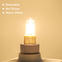 Lampe de four Ampoule de friteuse à air 130V/230V 25W/50W L'ampoule halogène G9 est à haute température et antidéflagrante
