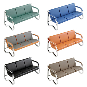 Panca Moderna in Pelle di Alta Qualità per Sale <span class=keywords><strong>d</strong></span>'<span class=keywords><strong>Attesa</strong></span>, <span class=keywords><strong>Sedie</strong></span> per Ospedali, Aeroporti, Centri Commerciali, Scuole e Sale Passeggeri - Product Image 1