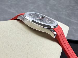 Reloj Mecánico de Lujo, Super Calidad, Resistente al Agua, 40mm, Fábrica DDF, Movimiento ETA 330, Grosor 8.3mm, Correa Roja PP - Product Image 4