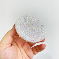 Couvre-boîtes colorés anti-fuite, couvre-boîtes en strass pour canettes de bière de 16 oz, couvre-boîtes en acrylique coloré pour canettes en verre de 16 oz