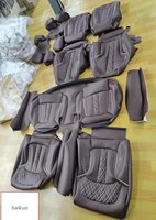 Pour BMW Série 1 2 3 4 5 6 7 X5 X3 X1 E90 E60 F30 F10 E39 F20 G20 Housses de siège de voiture sur mesure pour 5 sièges en cuir