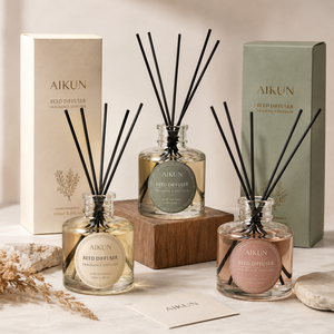 AIKUN Elegant <b>Reed</b> <b>Diffuser</b> Gift Set Long Lasting Fragrance Custom Packaging Wholesale Aromatherapy for Promotional Gifts - Product Image 2