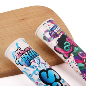 Gobelet à presser pour crème glacée, bonbons jetables personnalisés 50 pièces, push-up, tube en papier gelée - Product Image 6