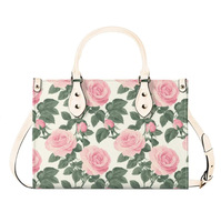Sac fourre-tout portable en cuir PU camouflage vert pour femme avec fermeture ouverte, design élégant, personnalisation en gros