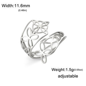 Anillos Abiertos con <span class=keywords><strong>Nudo</strong></span> <span class=keywords><strong>de</strong></span> <span class=keywords><strong>Bruja</strong></span> para Mujer, <span class=keywords><strong>Anillo</strong></span> <span class=keywords><strong>de</strong></span> Dedo Ajustable <span class=keywords><strong>de</strong></span> Acero Inoxidable con <span class=keywords><strong>Nudo</strong></span> Celta, Amuleto <span class=keywords><strong>de</strong></span> Brujería, Joyería, Regalo al por Mayor - Product Image 6