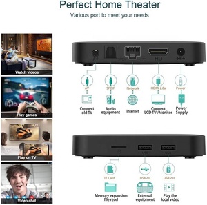 Gys thông minh TV hộp TX3 Mini Quad core 4 Android 9 0 1G 2G 8G 16G TV Hộp 4 K HD phương tiện truyền thông Máy nghe nhạc - Product Image 6