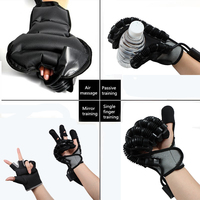 Ensemble d'entraînement à la rééducation des mains Robot intelligent électrique Gants de rééducation Entraîneur à cinq doigts Masseur de récupération des mains