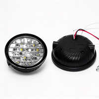 Lumière de travail LED 3,5 pouces 18W, lumière DRL 2 en 1, étanche IP65, lampe de conduite auxiliaire 12V, lumière de jour pour véhicule