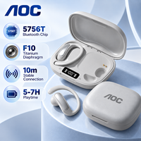 Écouteurs sans fil AOC ACD 2611 Open Ear Bluetooth BT6.0, écouteurs sportifs avec design à crochet d'oreille, son stéréo à faible latence, vente en gros
