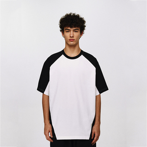 T-shirt pour homme de haute qualité, été, décontracté, coupe ample, design surdimensionné, manches courtes épaisses, lettres imprimées épaisses, 100% coton - Product Image 1
