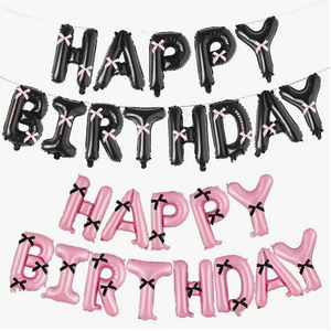 Decoraciones <span class=keywords><strong>de</strong></span> Pared para Fiestas al por Mayor, Pancarta <span class=keywords><strong>de</strong></span> Globos <span class=keywords><strong>de</strong></span> Aluminio con Diseño Coqueta <span class=keywords><strong>de</strong></span> Feliz Cumpleaños y Lazos Decorativos - Product Image 2