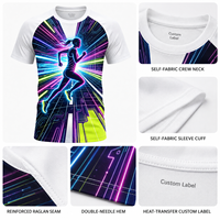 T-shirt de sport OEM pour femme, essentiel, sans couture, séchage rapide, manches courtes, ajusté, pour la gym et l'entraînement, haut de sport athlétique