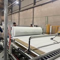 Ligne de production automatique de rembourrage de matelas en fibres de polyester non tissées de grande capacité Ying Yang