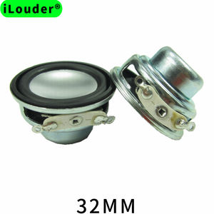 32 мм круглый Полнодиапазонный динамик 1,25 дюйма 4 Ом 3 Вт звуковые динамики - Product Image 2