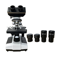 SYB-N107 Best Price Binocular Biological Microscope 4X-100X Achromatic Observation Microscope for School Hospital