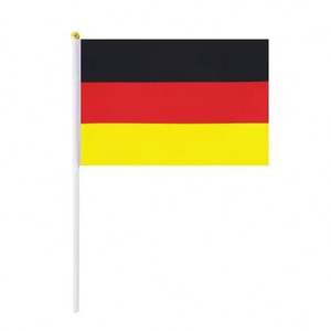 Impression recto verso personnalisée Tous les pays National Polyester 14x21cm Allemagne Main Drapeau - Product Image 1
