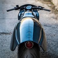 Cache arrière de carénage de moto en acier inoxydable, pièce de rechange pour le marché secondaire, usinée CNC et par électroérosion à fil