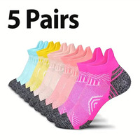 Chaussettes de sport respirantes antidérapantes pour la course à pied, vente en gros, séchage rapide, avec languette de maintien au talon, chaussettes athlétiques