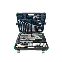 Jeu de clés multifonctionnelles manuelles en acier au chrome-vanadium, cliquet à douille double usage pour la réparation et l'entretien automobile