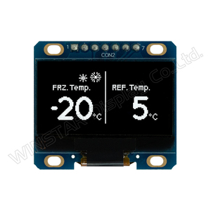 Pantalla OLED de Matriz Pasiva COG+PCB de 1.28 Pulgadas, 128x64, WEA012864L(SPI), Temperatura de Funcionamiento -40 ° C+80 ° Instrumento industrial C IC SH1106 - Product Image 1