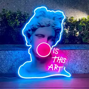 Is This Art Custom Neon Sign Led Neon Light Décoration murale Boutique Restaurant Décoration Fête