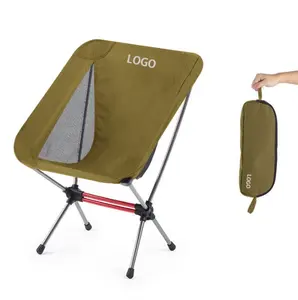 Fabriek Outdoor Draagbare Maanstoel Opvouwbare Strandstoel Opvouwbare Campingstoel Voor Volwassenen