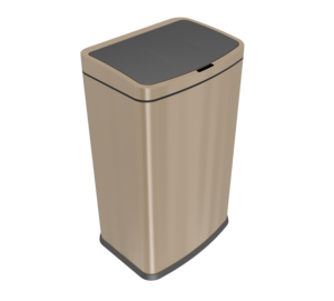 15/20/30/40L steel household kitchen open top stainless steel intelligent smart garbage bin