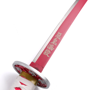 104cm Demon Slayer Katana espada Real samurái japonés <span class=keywords><strong>Kimetsu</strong></span> <span class=keywords><strong>No</strong></span> <span class=keywords><strong>Yaiba</strong></span> <span class=keywords><strong>Kanao</strong></span> Tsuyuri 1:1 Original Nichirin Blade - Product Image 5