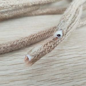 Câble d'alimentation électrique Hangxing tressé rond à 2 conducteurs, âme en cuivre toronné de 0,824 mm, isolation PVC, gaine en <span class=keywords><strong>jute</strong></span>, modèle HXA-088 85-265V - Product Image 6