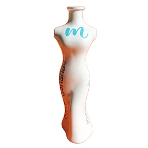 Bán Buôn 500Ml 750Ml Người Phụ Nữ Xinh Đẹp Hình Dạng Thủy Tinh Rượu Chai Biểu Tượng Tùy Chỉnh Nhãn Hình Dạng Whisky <span class=keywords><strong>Vodka</strong></span> Rum Chai Thủy Tinh 700Ml - Product Image 1