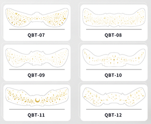 Tùy Chỉnh Vàng Tàn Nhang Khuôn Mặt Hình Xăm Dán Sexy Tạm Thời Tàn Nhang Trang Điểm Phụ Kiện Vá Cho Đảng Trang Trí Long Lanh Tàn Nhang - Product Image 5