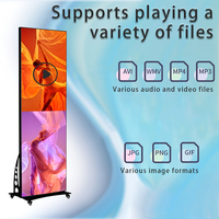 Pantalla LED Plegable Ultra Delgada P2.5, Portátil, de Aluminio, Personalizable, para Publicidad Interior, con Control por Aplicación WiFi