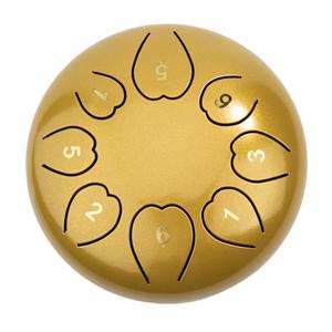 Tambour à langue en acier de 6 pouces à 8 tons en gros - Acier au carbone, percussion pour débutants, instrument de méditation professionnel, directement de l'usine - Product Image 4