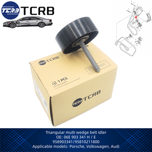 TCRB ididnew segitiga Multi Wedge Belt Idler untuk CAYENNE Audi Q7 Volkswagen Touareg 1 tahun garansi - Product Image 4