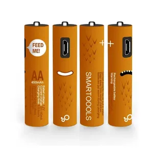 Environmental Protection Aa Rechargeable Batteries USB Charge Ni-mh AA 1.2v Battery