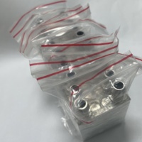 Refroidisseur d'eau liquide en aluminium de haute qualité 40x40mm, Mini bloc de refroidissement argenté, dissipateur thermique pour CPU d'ordinateur 12706 Peltier