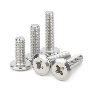 Tornillo de Conexión para Muebles de Acero Inoxidable Niquelado, M3 M4 M5 M6, Cabeza Plana Biselada, Métrico - Product Image 2