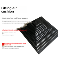 Coussin d'air en caoutchouc de levage de sauvetage pneumatique Capacité de charge de 1 à 68 tonnes avec interface de gonflage rapide, résistant aux flammes